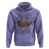 Western Christmas Hoodie Howdy Christmas Blaze The Trail To Joy Cowboy Santa