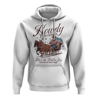 Western Christmas Hoodie Howdy Christmas Blaze The Trail To Joy Cowboy Santa