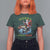 Funny Christmas Fishing T Shirt For Women Merry Christbass Santa Xmas Tree - Wonder Print Shop