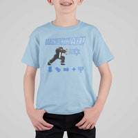 Funny Hanukkah Arcade Game T Shirt For Kid Jewish Fighter Menorah Star Of David - Wonder Print Shop