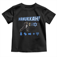 Funny Hanukkah Arcade Game Toddler T Shirt Jewish Fighter Menorah Star Of David - Wonder Print Shop