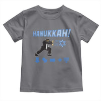 Funny Hanukkah Arcade Game Toddler T Shirt Jewish Fighter Menorah Star Of David - Wonder Print Shop