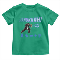 Funny Hanukkah Arcade Game Toddler T Shirt Jewish Fighter Menorah Star Of David - Wonder Print Shop