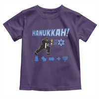 Funny Hanukkah Arcade Game Toddler T Shirt Jewish Fighter Menorah Star Of David - Wonder Print Shop