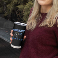 Funny Hanukkah Arcade Game Tumbler Cup Jewish Fighter Menorah Star Of David - Wonder Print Shop