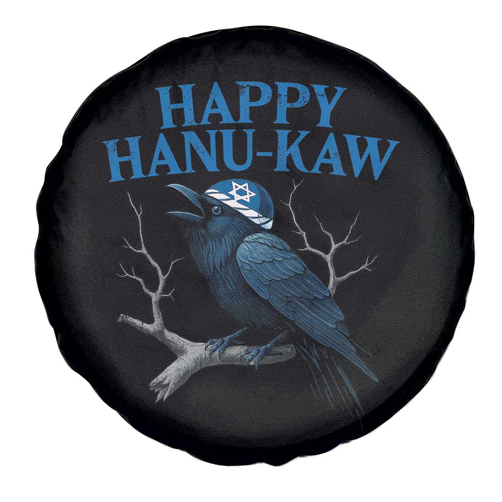 Funny Hanukkah Crow Spare Tire Cover Happy Hanukaw Jewish Holiday - Wonder Print Shop