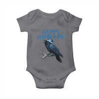 Funny Hanukkah Crow Baby Onesie Happy Hanukaw Jewish Holiday - Wonder Print Shop