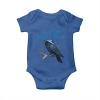 Funny Hanukkah Crow Baby Onesie Happy Hanukaw Jewish Holiday - Wonder Print Shop