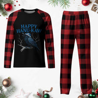 Funny Hanukkah Crow Plaid Pajama Set Happy Hanukaw Jewish Holiday - Wonder Print Shop
