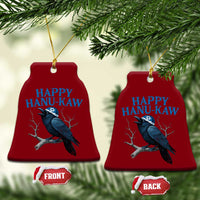Funny Hanukkah Crow Ceramic Ornament Happy Hanukaw Jewish Holiday - Wonder Print Shop