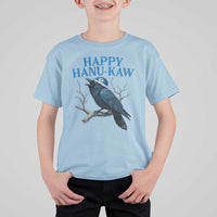 Funny Hanukkah Crow T Shirt For Kid Happy Hanukaw Jewish Holiday - Wonder Print Shop