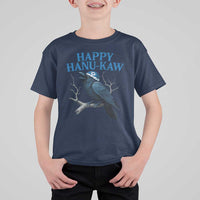 Funny Hanukkah Crow T Shirt For Kid Happy Hanukaw Jewish Holiday - Wonder Print Shop