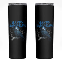 Funny Hanukkah Crow Skinny Tumbler Happy Hanukaw Jewish Holiday - Wonder Print Shop