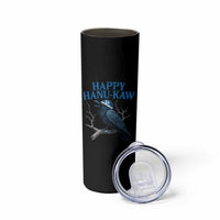 Funny Hanukkah Crow Skinny Tumbler Happy Hanukaw Jewish Holiday - Wonder Print Shop