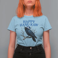 Funny Hanukkah Crow T Shirt For Women Happy Hanukaw Jewish Holiday - Wonder Print Shop