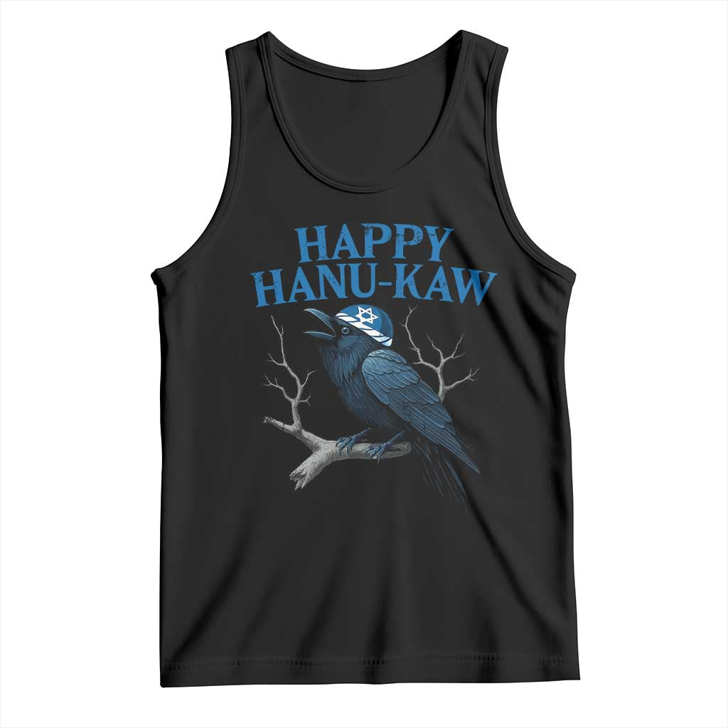 Funny Hanukkah Crow Tank Top Happy Hanukaw Jewish Holiday - Wonder Print Shop