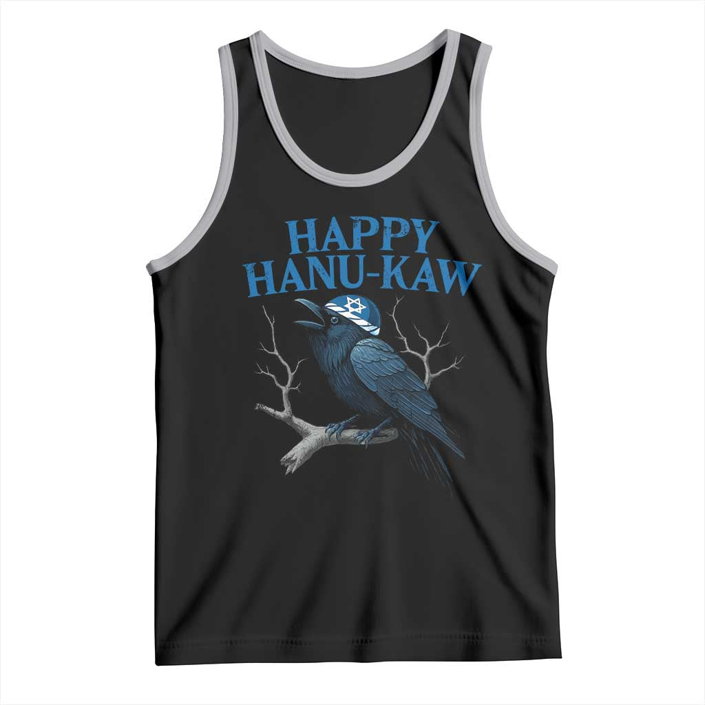 Funny Hanukkah Crow Tank Top Happy Hanukaw Jewish Holiday - Wonder Print Shop