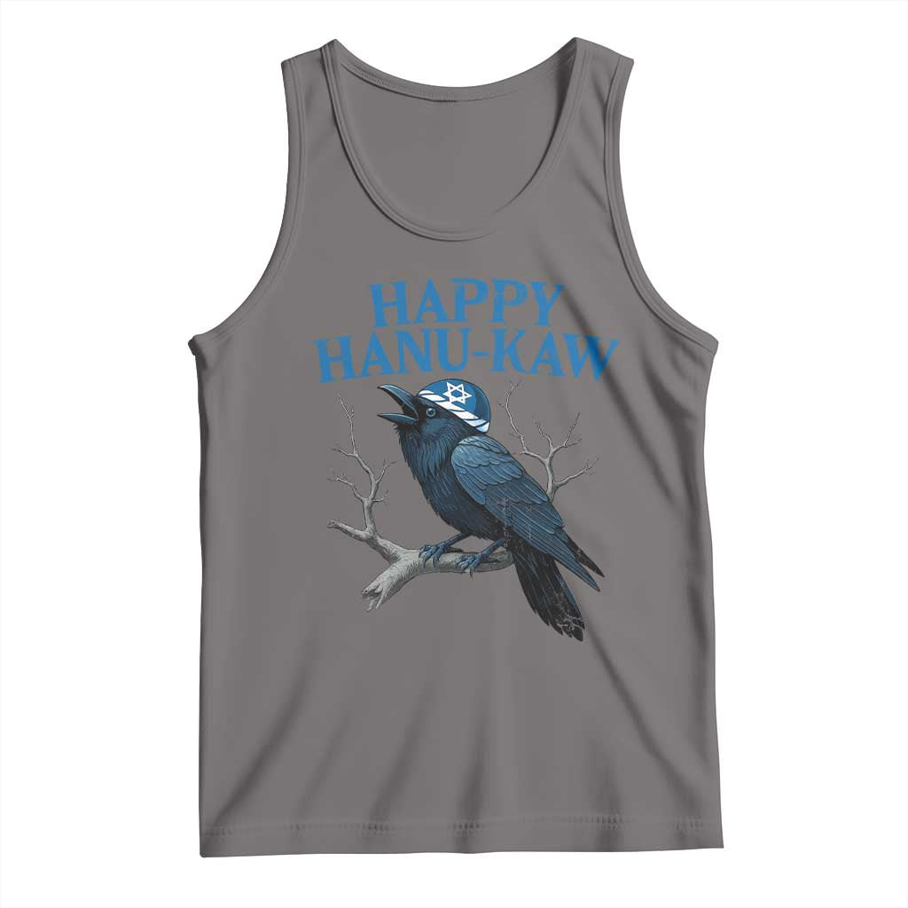 Funny Hanukkah Crow Tank Top Happy Hanukaw Jewish Holiday - Wonder Print Shop
