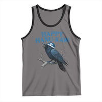 Funny Hanukkah Crow Tank Top Happy Hanukaw Jewish Holiday - Wonder Print Shop