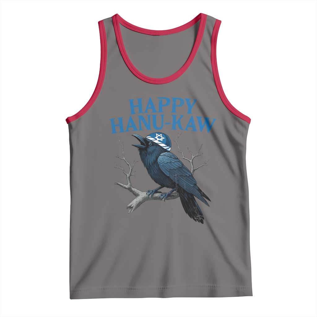 Funny Hanukkah Crow Tank Top Happy Hanukaw Jewish Holiday - Wonder Print Shop