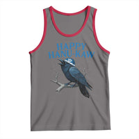 Funny Hanukkah Crow Tank Top Happy Hanukaw Jewish Holiday - Wonder Print Shop