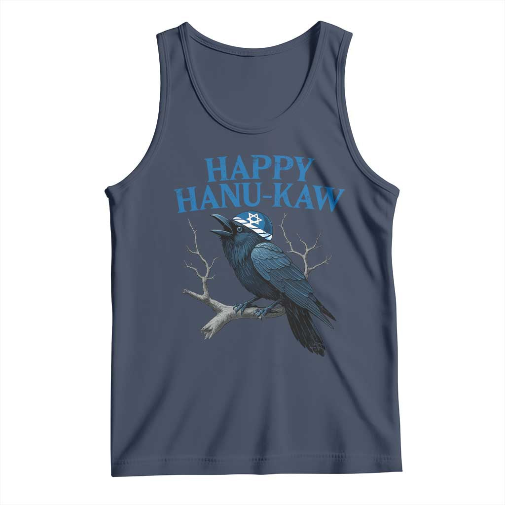 Funny Hanukkah Crow Tank Top Happy Hanukaw Jewish Holiday - Wonder Print Shop