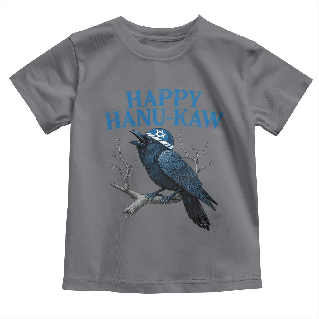 Funny Hanukkah Crow Toddler T Shirt Happy Hanukaw Jewish Holiday - Wonder Print Shop