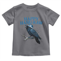 Funny Hanukkah Crow Toddler T Shirt Happy Hanukaw Jewish Holiday - Wonder Print Shop
