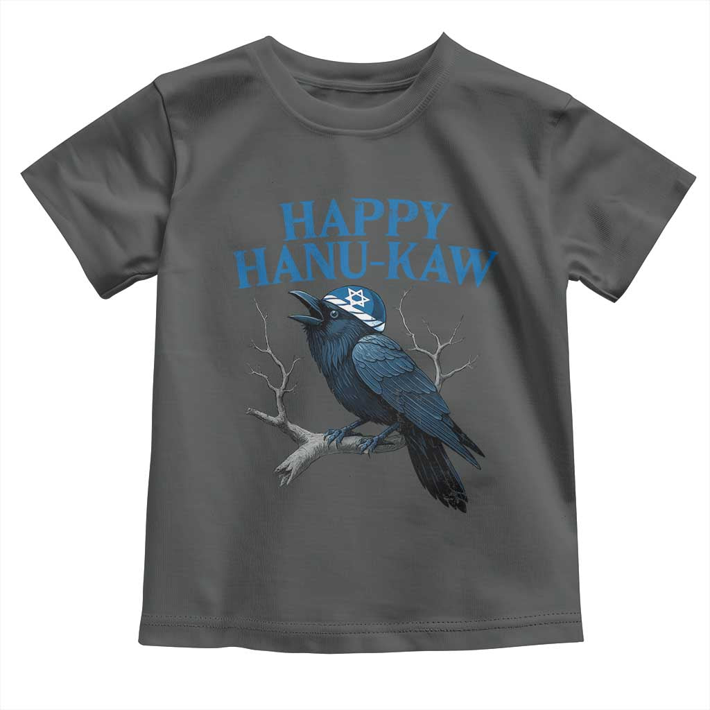 Funny Hanukkah Crow Toddler T Shirt Happy Hanukaw Jewish Holiday - Wonder Print Shop