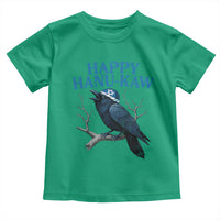 Funny Hanukkah Crow Toddler T Shirt Happy Hanukaw Jewish Holiday - Wonder Print Shop