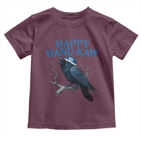 Funny Hanukkah Crow Toddler T Shirt Happy Hanukaw Jewish Holiday - Wonder Print Shop