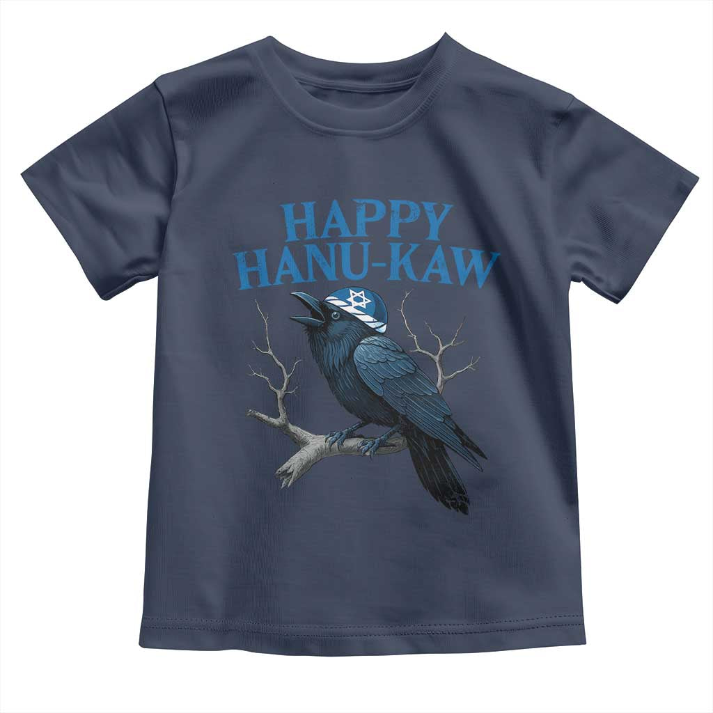 Funny Hanukkah Crow Toddler T Shirt Happy Hanukaw Jewish Holiday - Wonder Print Shop