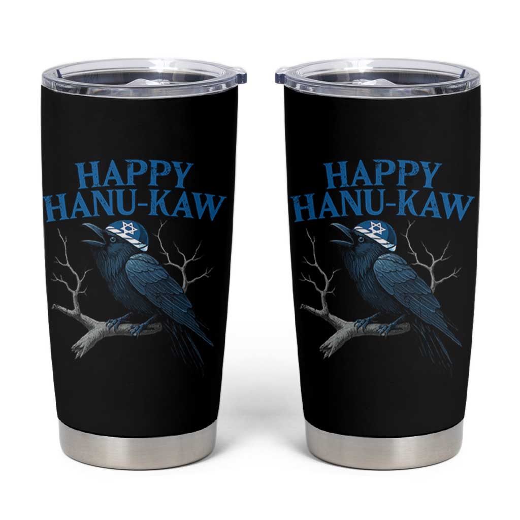 Funny Hanukkah Crow Tumbler Cup Happy Hanukaw Jewish Holiday - Wonder Print Shop