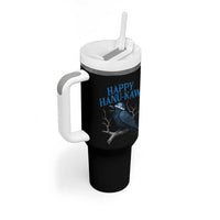Funny Hanukkah Crow Tumbler With Handle Happy Hanukaw Jewish Holiday - Wonder Print Shop