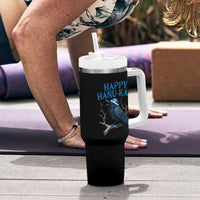 Funny Hanukkah Crow Tumbler With Handle Happy Hanukaw Jewish Holiday - Wonder Print Shop
