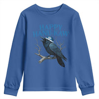 Funny Hanukkah Crow Youth Sweatshirt Happy Hanukaw Jewish Holiday - Wonder Print Shop