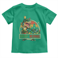 Funny Christmas Dinosaur Toddler T Shirt Merry Rexmas Dino Xmas Tree - Wonder Print Shop