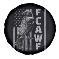 Funny F CAW F Crow Spare Tire Cover Vintage American Flag - Wonder Print Shop