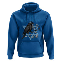 Funny Hanukkah Crow Hoodie Happy Hanukaw Jewish Holiday Chanukah Menorah - Wonder Print Shop
