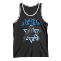 Funny Hanukkah Crow Tank Top Happy Hanukaw Jewish Holiday Chanukah Menorah - Wonder Print Shop