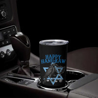 Funny Hanukkah Crow Tumbler Cup Happy Hanukaw Jewish Holiday Chanukah Menorah - Wonder Print Shop