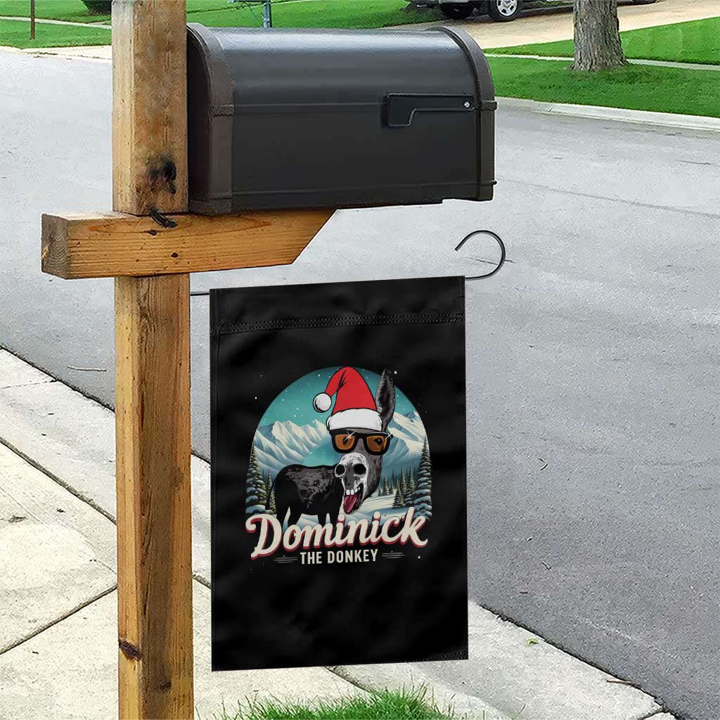 Christmas Italian Donkey Garden Flag Funny Domick The Donkey Holiday Xmas - Wonder Print Shop