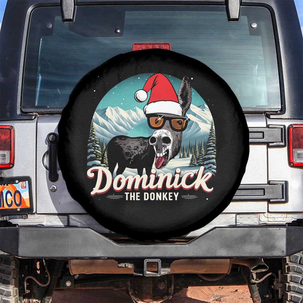 Christmas Italian Donkey Spare Tire Cover Funny Domick The Donkey Holiday Xmas - Wonder Print Shop