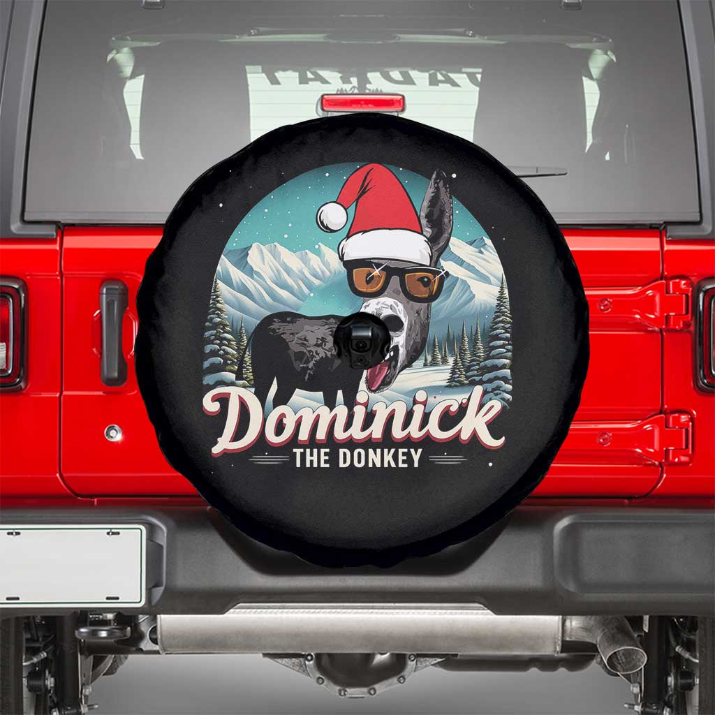 Christmas Italian Donkey Spare Tire Cover Funny Domick The Donkey Holiday Xmas - Wonder Print Shop