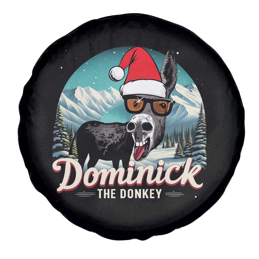Christmas Italian Donkey Spare Tire Cover Funny Domick The Donkey Holiday Xmas - Wonder Print Shop