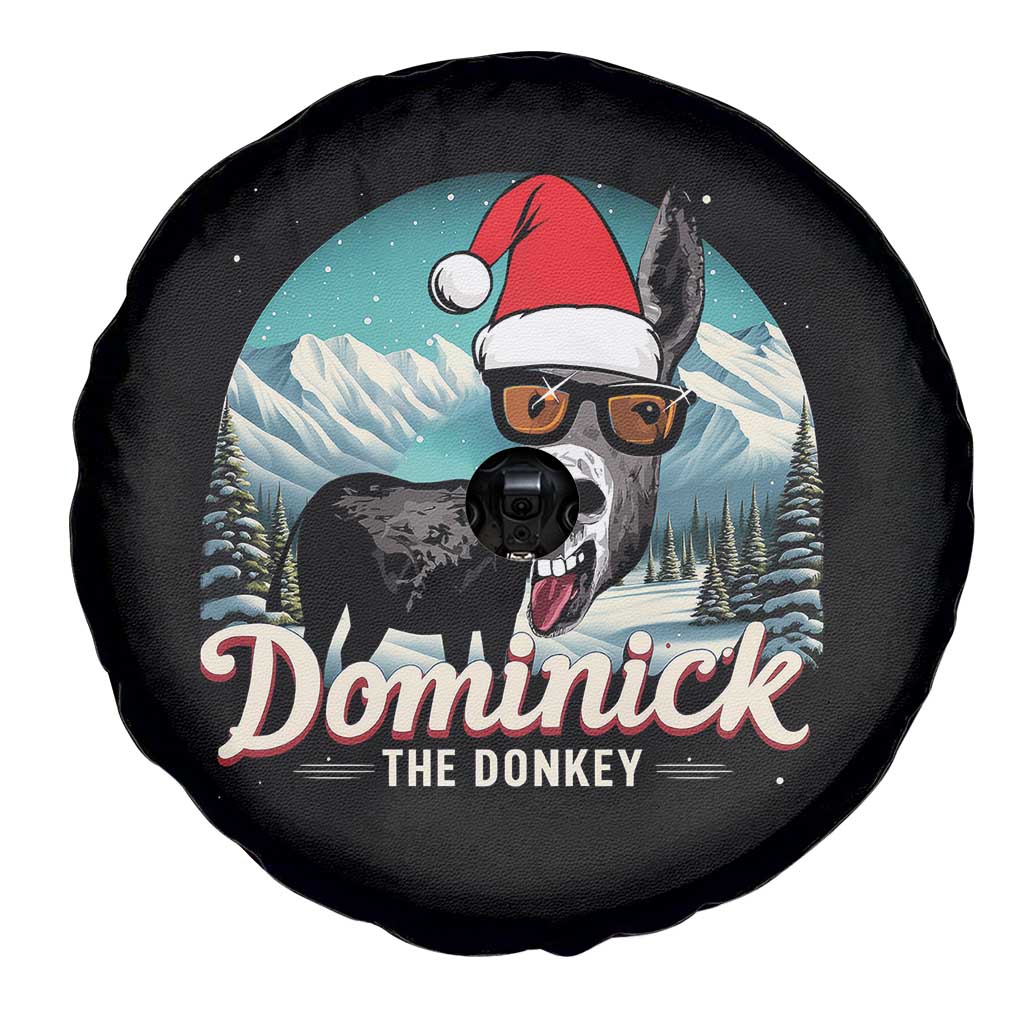 Christmas Italian Donkey Spare Tire Cover Funny Domick The Donkey Holiday Xmas - Wonder Print Shop