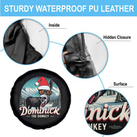 Christmas Italian Donkey Spare Tire Cover Funny Domick The Donkey Holiday Xmas - Wonder Print Shop