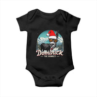 Christmas Italian Donkey Baby Onesie Funny Domick The Donkey Holiday Xmas - Wonder Print Shop