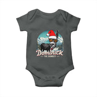 Christmas Italian Donkey Baby Onesie Funny Domick The Donkey Holiday Xmas - Wonder Print Shop