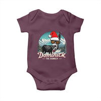 Christmas Italian Donkey Baby Onesie Funny Domick The Donkey Holiday Xmas - Wonder Print Shop